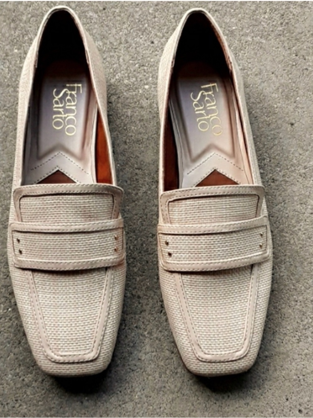 Franco Sarto  Ashter Square Toe Loafer Size 6